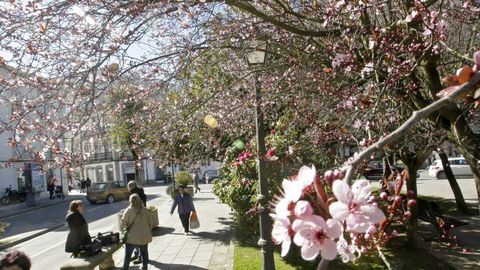 Praza do Ferrol, lugar para Lestegás que demuestra que los espacios públicos tradicionales siguen funcionando
