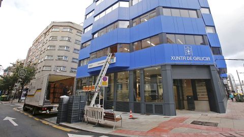 Sede de la Xunta en Benito Corbal, donde la Unversidade tiene dos plantas a su disposición
