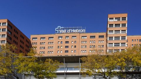 Fachada del Hospital Vall d'Hebron, en Barcelona