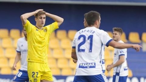 El Alcorcon jugo contra el Zaragoza el pasado 5 de octubre