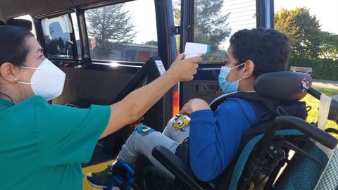 Toma de temperatura a un usuario de Aspace