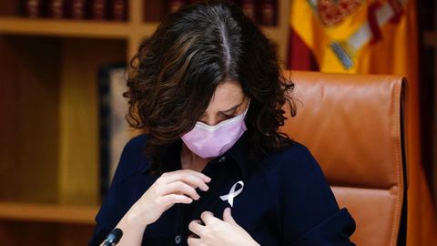 La presidenta de la Comunidad de Madrid, Isabel Díaz Ayuso