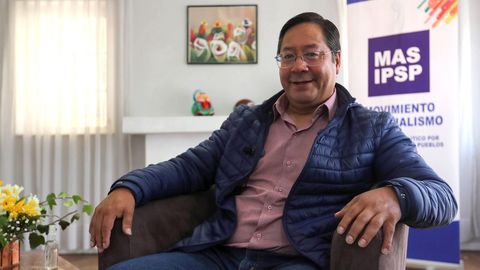 Luis Arce, candidato presidencial por el MAS