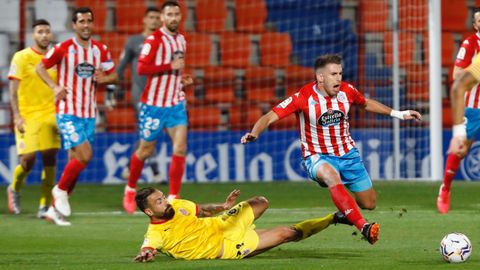 La acción en la que Cala lesiona a Gerard Valentín, que es duda para el encuentro de hoy