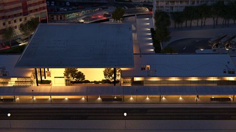 Recreación de la fuura Intermodal de Lugo, una de las novedades del proyectos de presupuestos del 2021