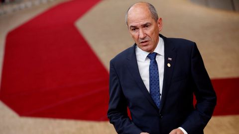 El populista Janez Jansa, primer ministro de Eslovenia, es un acérrimo defensor de Trump