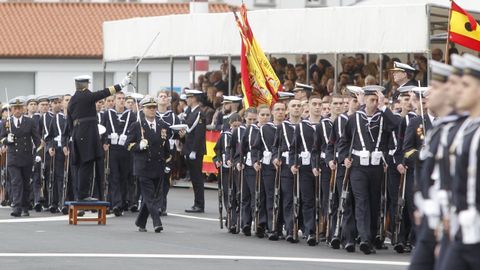 La base de A Graña acogió la última jura el pasado mes de febrero