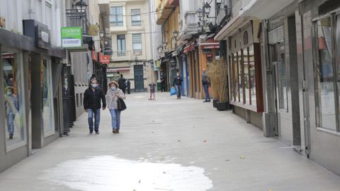 Imagen de toda la hostelería cerrada en A Coruña