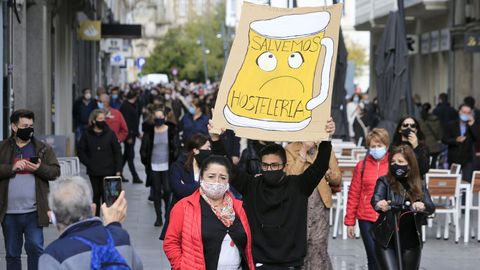 Protesta en Lugo
