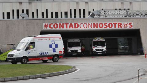 La zona de Urgencias del Hospital Universitario Central de Asturias (HUCA)