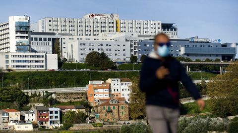 Chuac. Vista del núcleo central del Complexo Hospitalario Universitario A Coruña