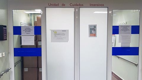 Entrada a unidades de cuidados intensivos en Cabueñes