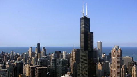 Vista aérea de la ciudad de Chicago
