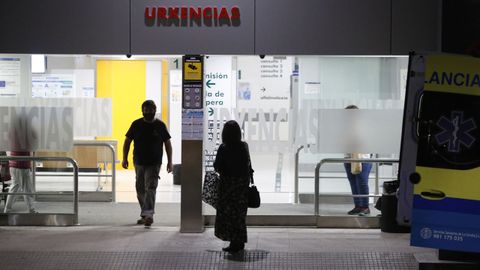 Entrada de Urgencias en el Hospital Universitario A Coruña (Chuac)