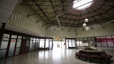 Interior de la estación de autobuses de Vilalba, en foto de archivo