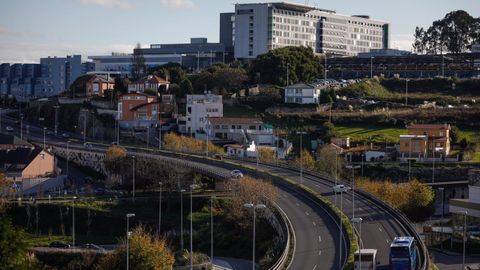 Vista del Hospital Universitario A Coruña (Chuac)