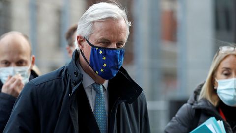 El representante de los Veintisiete, Michel Barnier