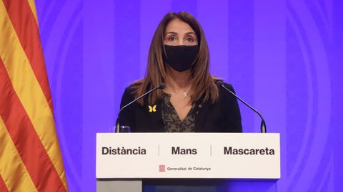 La portavoz del Govern, Meritxell Budó