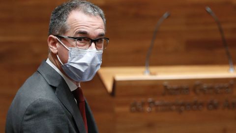 El consejero de Salud del Principado de Asturias, Pablo Fernández Muñiz