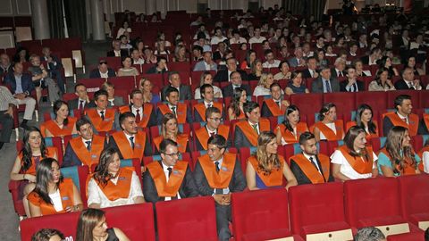 Graduación de un máster de Ieside, el germen de la futura universidad de Abanca