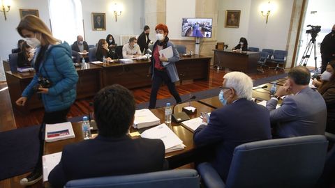 Pleno de la Diputación que acordó la liquidación de Suplusa