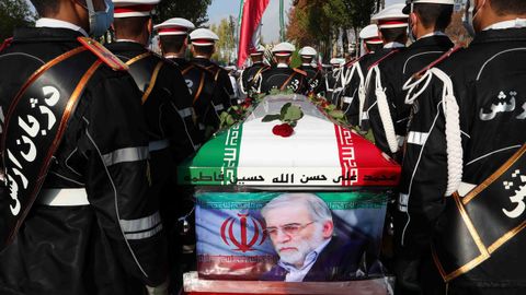Irán despidió este lunes a Mohsen Fajrizadeh con honores de «mártir»