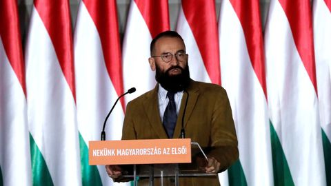 El eurodiputado húngaro József Szájer, uno de los fundadores del partido ultra Fidesz