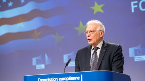 Borrell presentó el miércoles la estrategia de la UE para reconstruir los puentes con Estados Unidos
