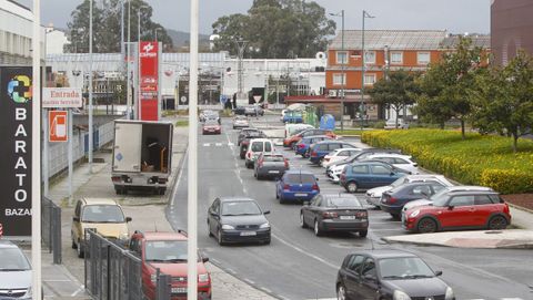 A Gándara concentra superficies divididas entre Ferrol y Narón, como Alcampo y Odeón