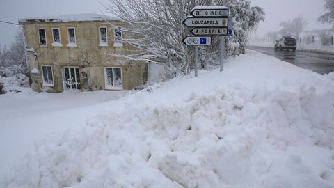 En el entorno del Camino de Santiago la nieve seguirá presente varios días