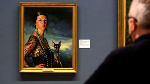 El retrato que la pintora Elena Olmos le hizo a Herminia Borrell fue donado por sus hermanos al Museo de Belas Artes de A Coruña