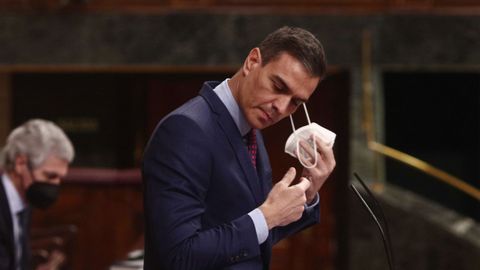 Pedro Sánchez, en el Congreso de los Diputados