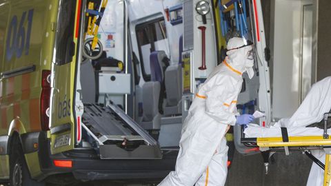 Ingreso de un posible caso de coronavirus en el Marcide.