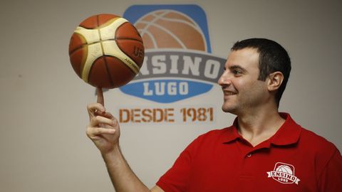 Carlos Cantero, entrenador del Maquinaria Durán Ensino de Lugo