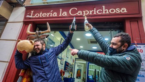 Tercer premio del Sorteo Extraordinario de la Lotería de Navidad, vendido en la administración número 12, La caprichosa, de Toledo