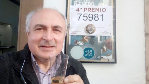 José Gil, propietario de la Administración Nº 1 de Villaviciosa