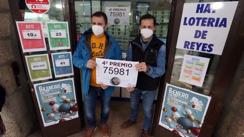 En Cambados tocó un cuarto premio
