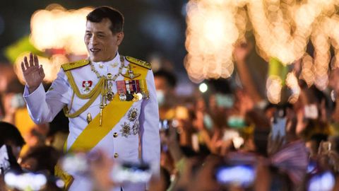 El rey de Tailandia, Maha Vajiralongkorn, el pasado 5 de diciembre, en el palacio real de Bangkok