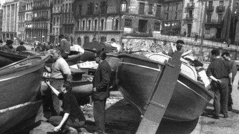 MARZU. Repintando lanches nel muelle, 1964