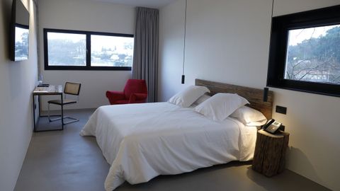 Una de las habitaciones con vistas a la playa