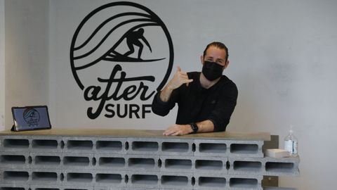 Diseño industrial para la entrada de la academia de surf