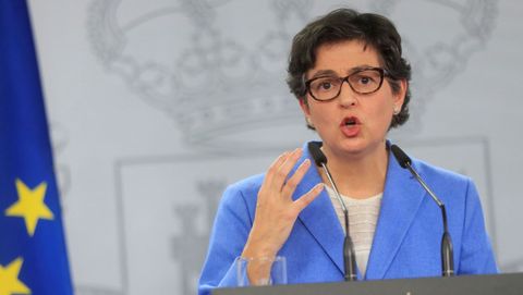 La ministra española de Asuntos Exteriores, Arancha González Laya