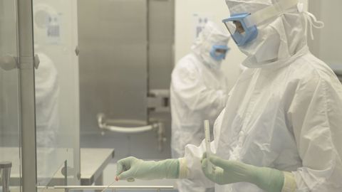 Planta de Biofabri en O Porriño en la que se prepara la vacuna contra la tuberculosis