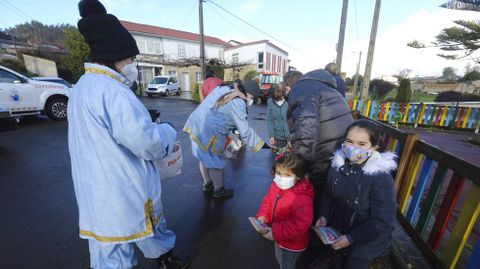 Los Reyes Magos, de recorrido por Zas