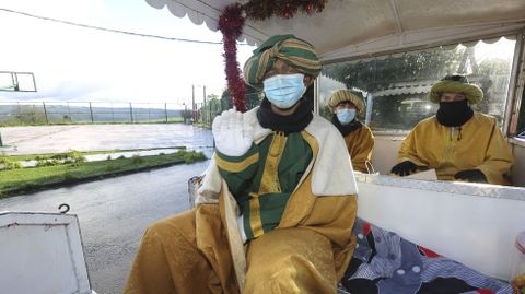 Los Reyes Magos, de recorrido por Zas