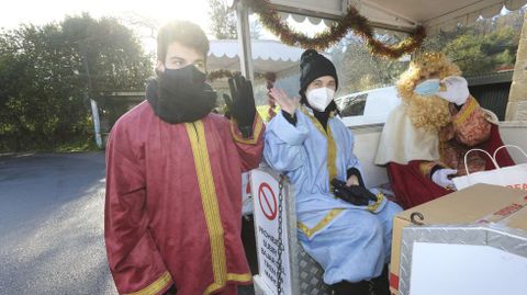 Los Reyes Magos, de recorrido por Zas
