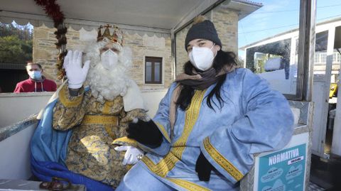 Los Reyes Magos, de recorrido por Zas