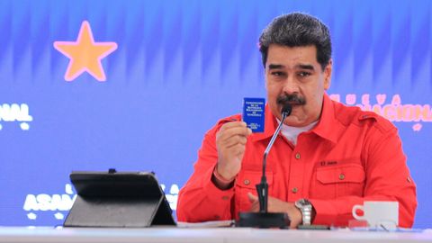 Maduro, en una comparecencia ante la prensa el pasado lunes