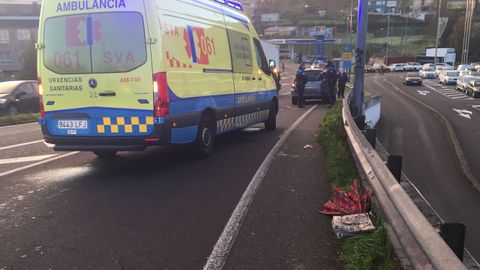 Accidente con una herida grave en A Coruña