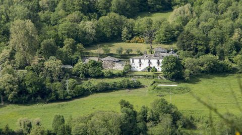 El pazo de Dompiñor, rebautizado como pazo de Lucencia en un relato de Ánxel Fole